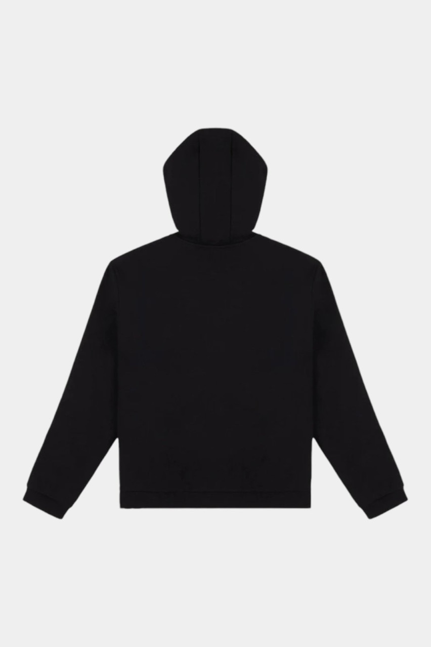 Черное хлопковое худи Logo на молнии 6DBM65 BJEXZ 1200 EA7