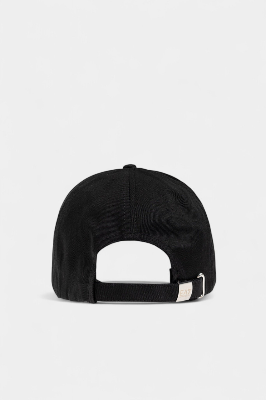 Черная хлопковая кепка 7X000005 AF11989 MC008 EA7