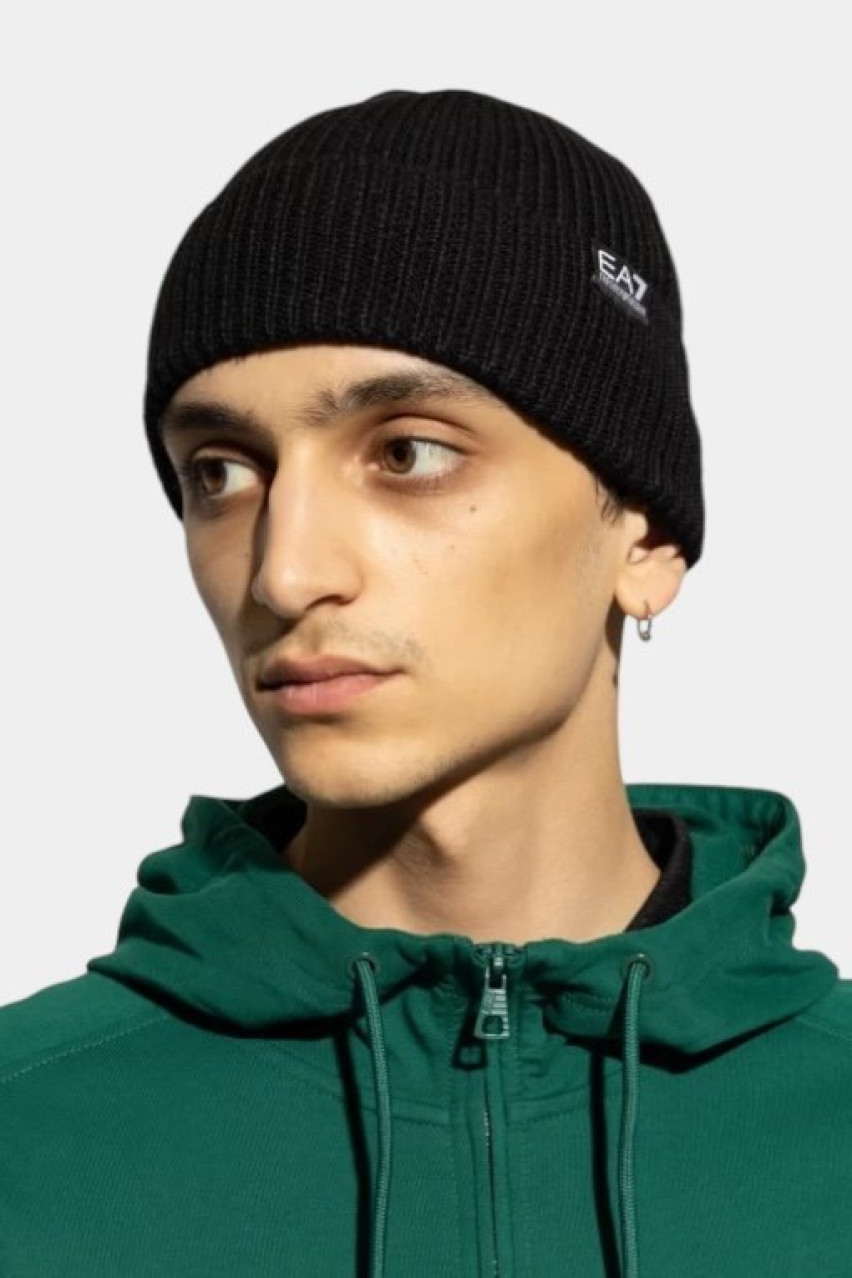 Черная шапка-бини 244659 4F200 00020 EA7
