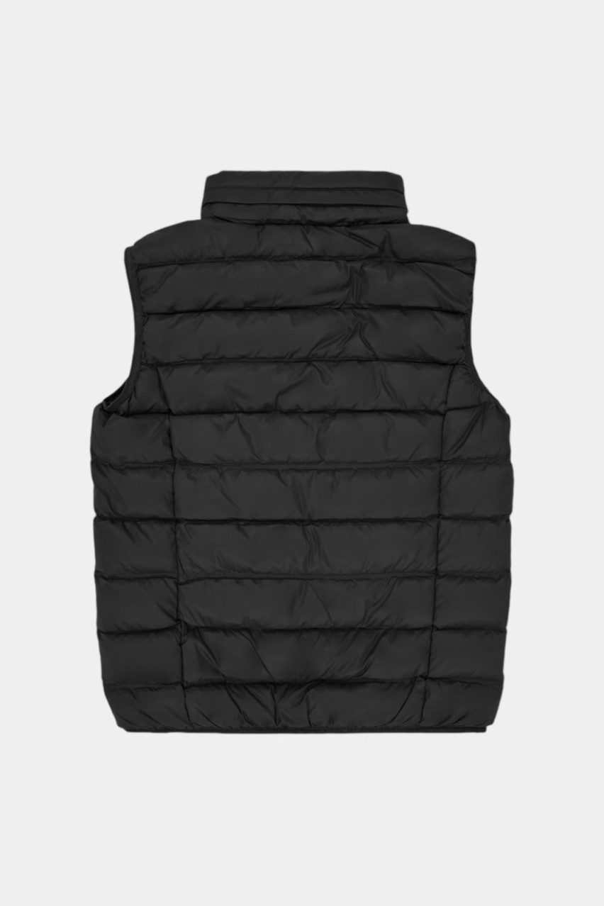 Черная стеганая пуховая жилетка Visibility с капюшоном 8NBQ02 BNGPZ 1200 EA7