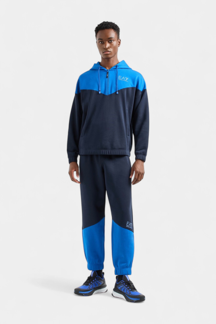 Синій спортивний костюм Athletic Colour Block 6DPV59 PJVTZ 1562 EA7