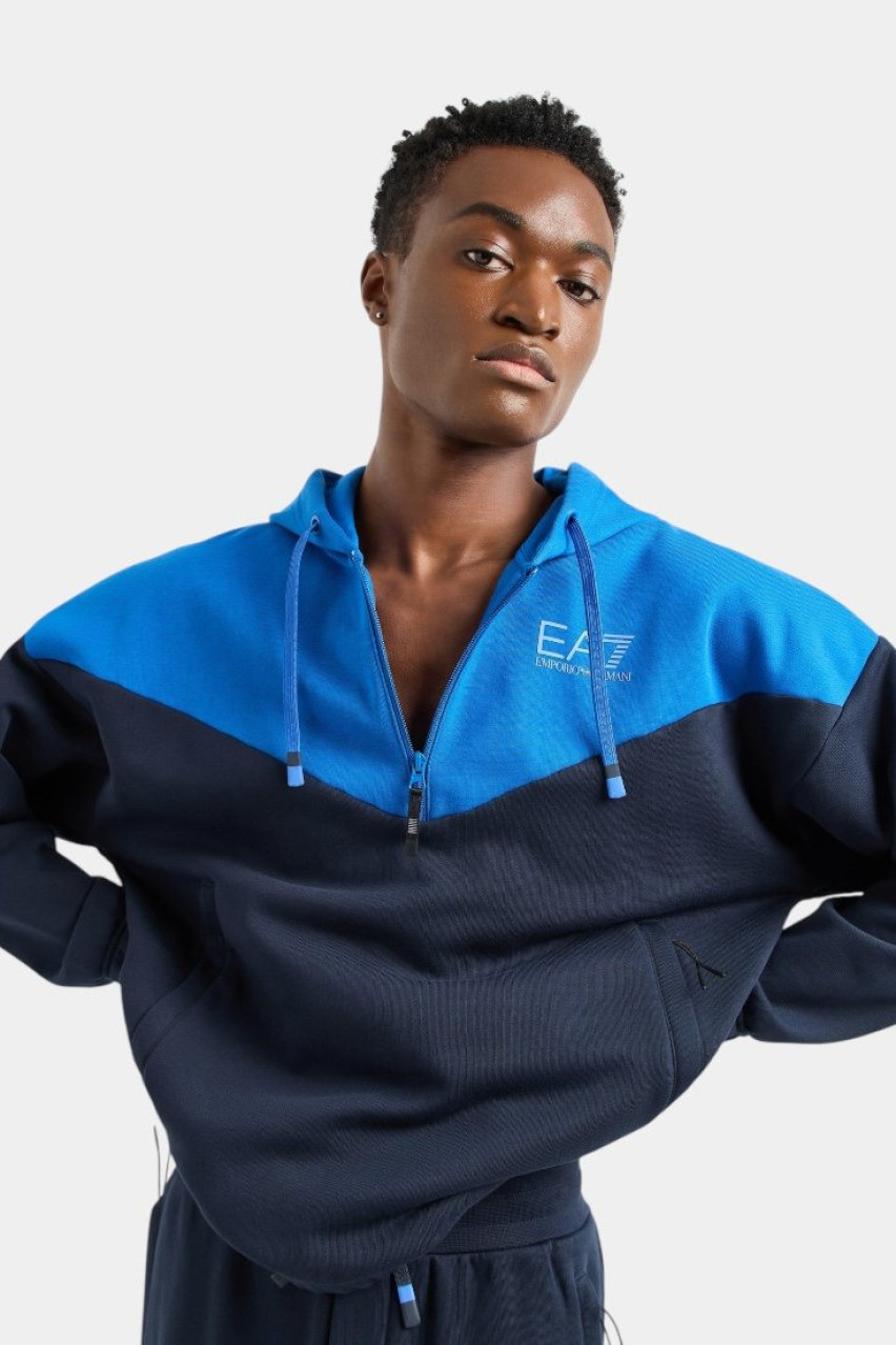 Синій спортивний костюм Athletic Colour Block 6DPV59 PJVTZ 1562 EA7