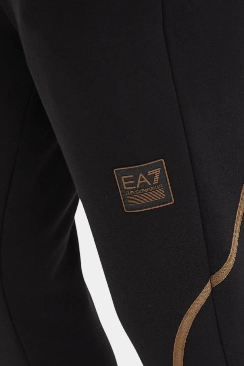 Чорний спортивний костюм з олімпійкою та джогерами 6DPV62 PJODZ 1200 EA7