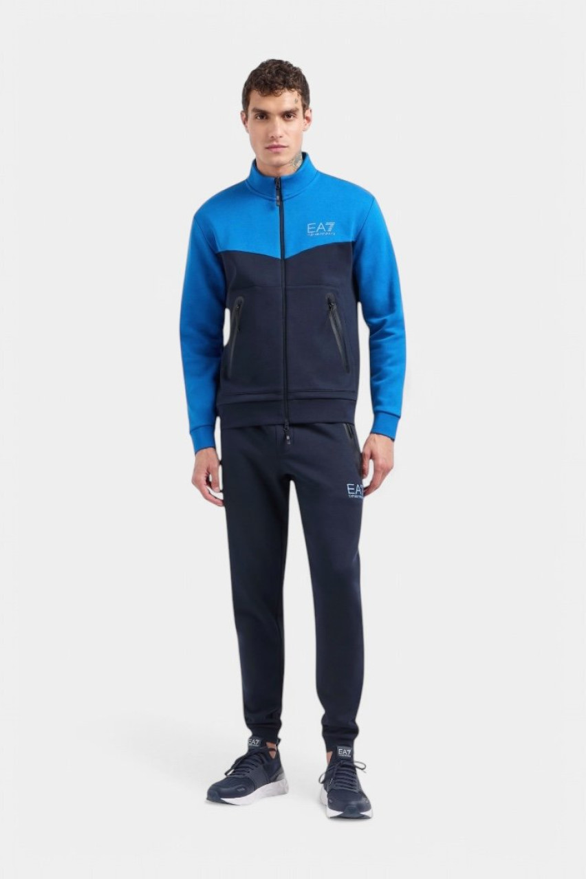 Синій спортивний костюм Athletic Colour Block 6DPV59 PJVTZ 1562 EA7