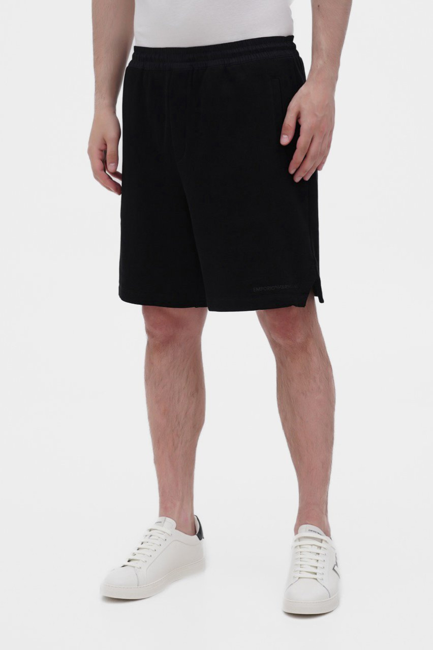 Чёрные шорты Emporio Armani