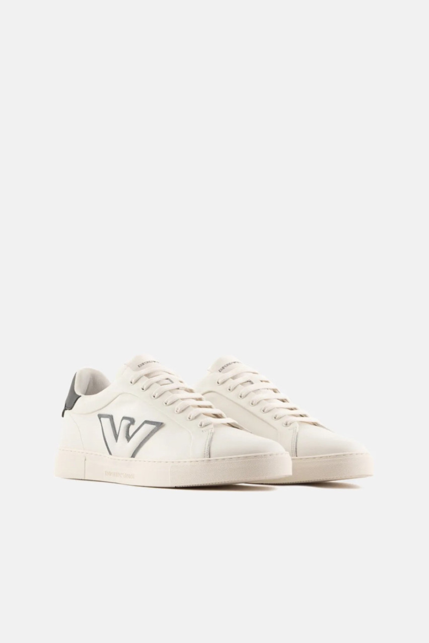 Молочные кеды Armani Exchange