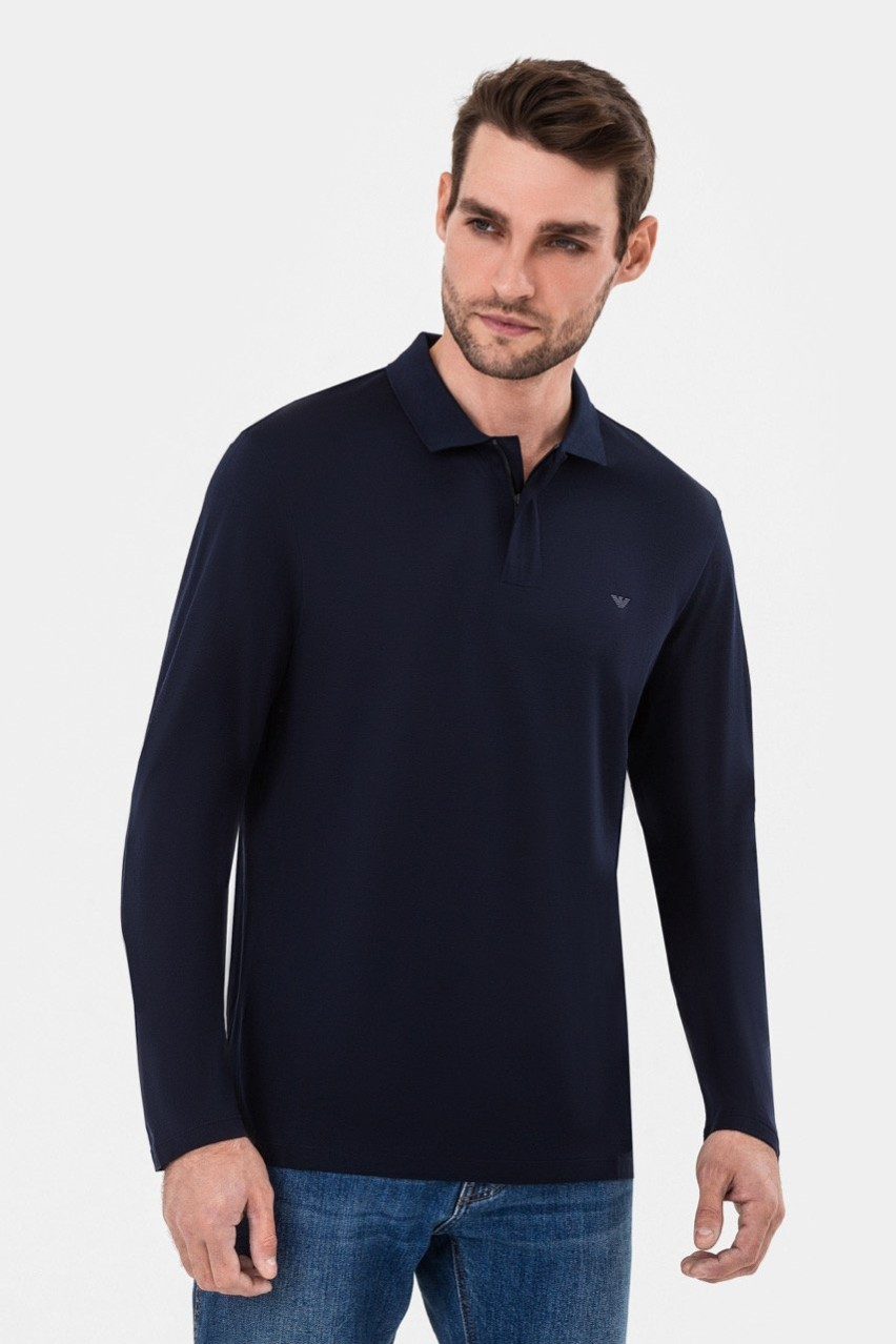 Синє поло Emporio Armani 