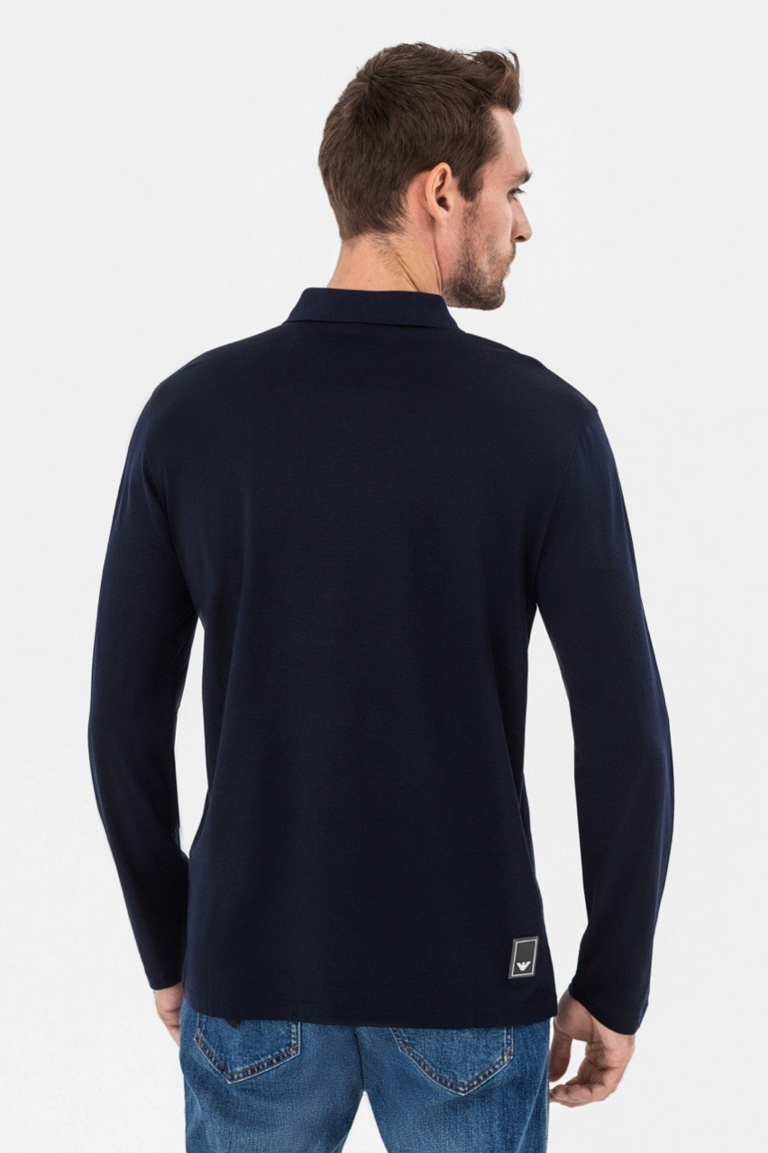 Синє поло Emporio Armani 