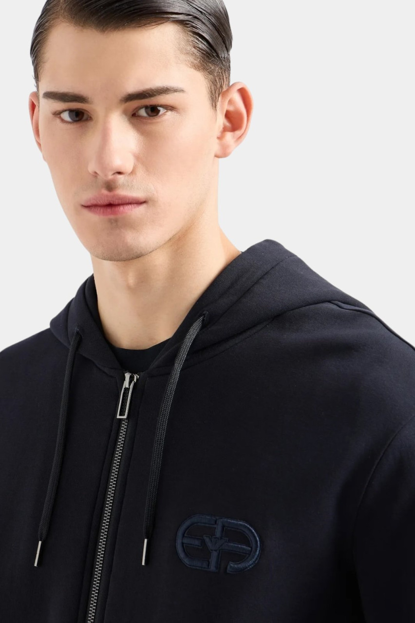 Темно-синє худі 8N1ML6 1JHSZ 0920 Emporio Armani