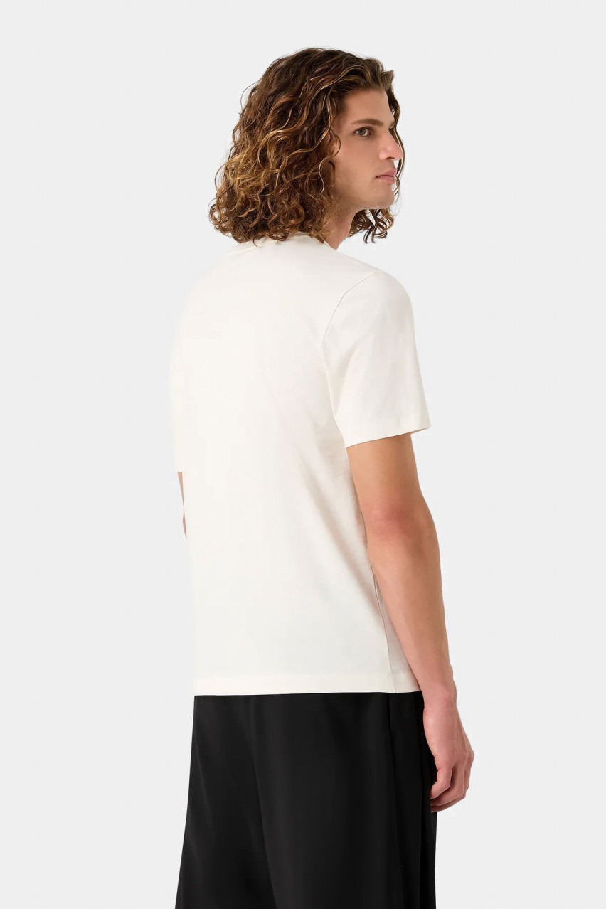 Молочна футболка Emporio Armani