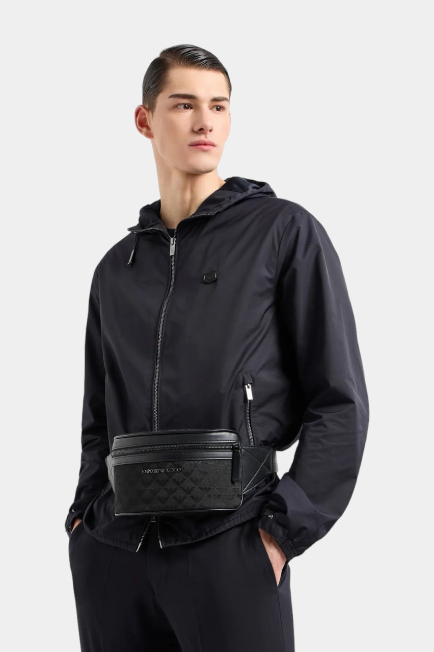 Чорна поясна сумка Y4O312 Y022V 81336 Emporio Armani