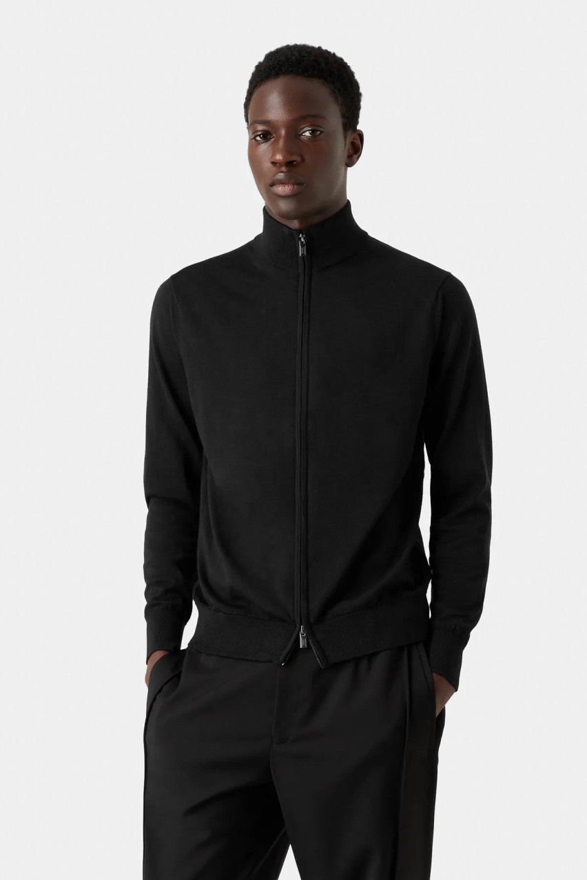 Чорний кардиган Emporio Armani