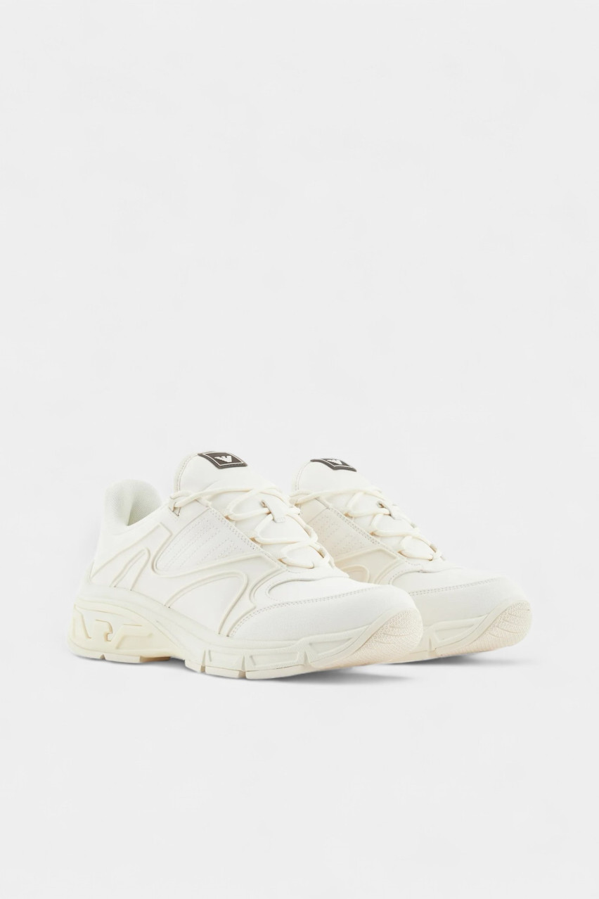 Молочні кросівки EM000017 AF10031 U1105 Emporio Armani