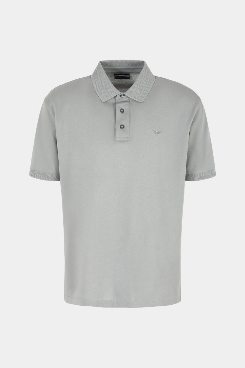 Серое поло 3D1FF2 1JTKZ 06G1 Emporio Armani