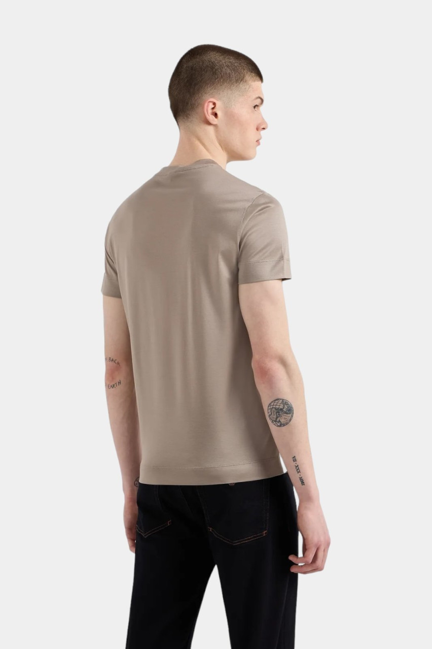 Бежева футболка 8N1TF5 1JUVZ 0643 Emporio Armani