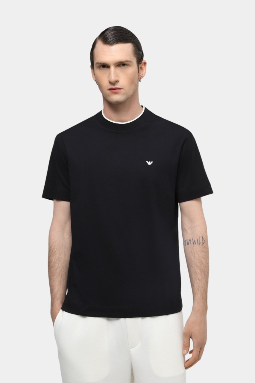 Темно-синя футболка 3D1T73 1JPZZ 09R5 Emporio Armani