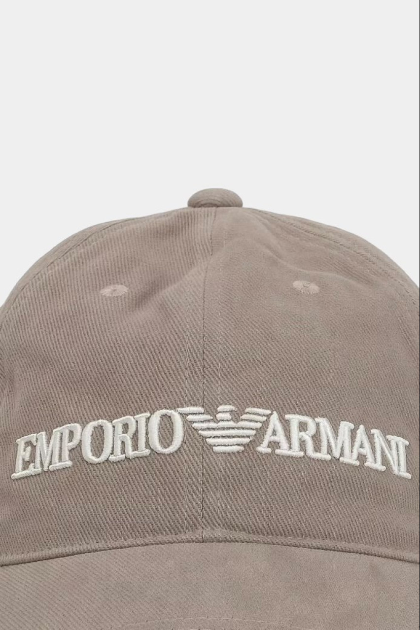 Бежевая кепка 627901 CC994 00013 Emporio Armani