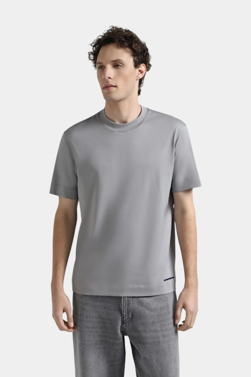 Сіра бавовняна футболка 6D1TM4 1JOCZ 06K3 Emporio Armani