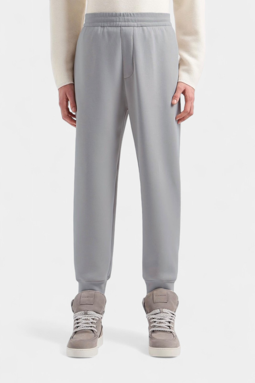 Сірі спортивні штани зі сумішшю ліоцелу 6D1PL7 1JOTZ 06K3 Emporio Armani
