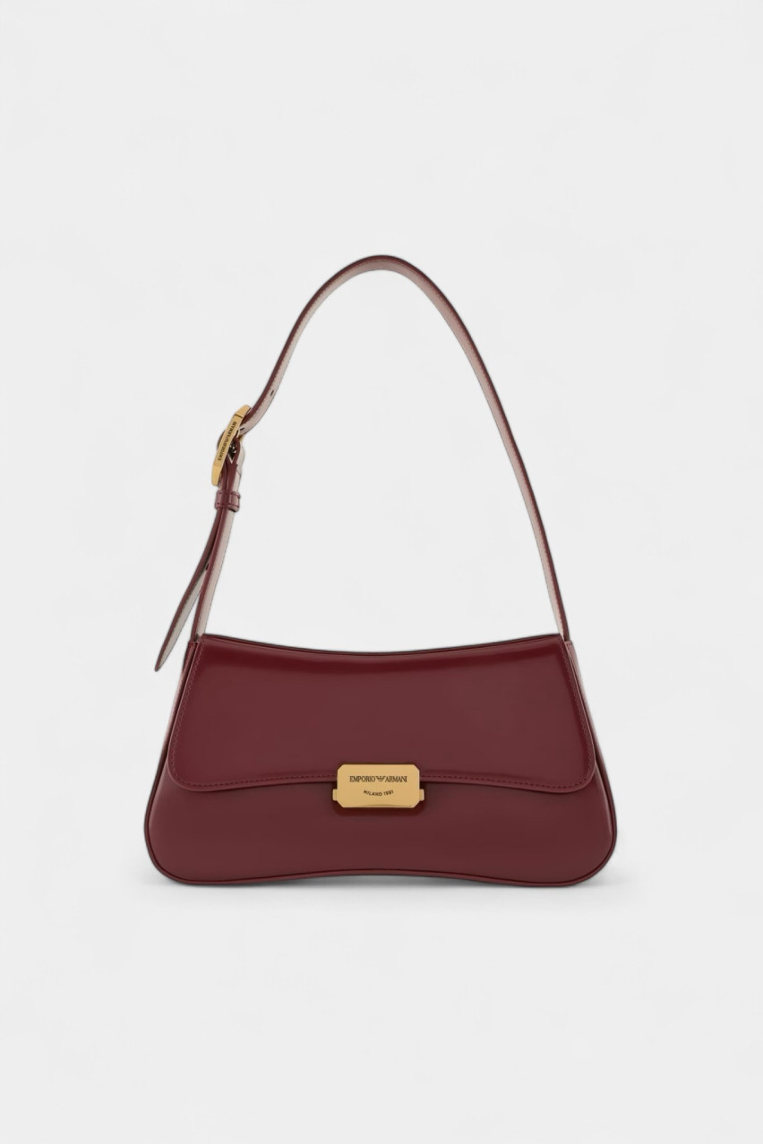 Бордова сумка-багет Y3E226 YWE2D 80003 Emporio Armani