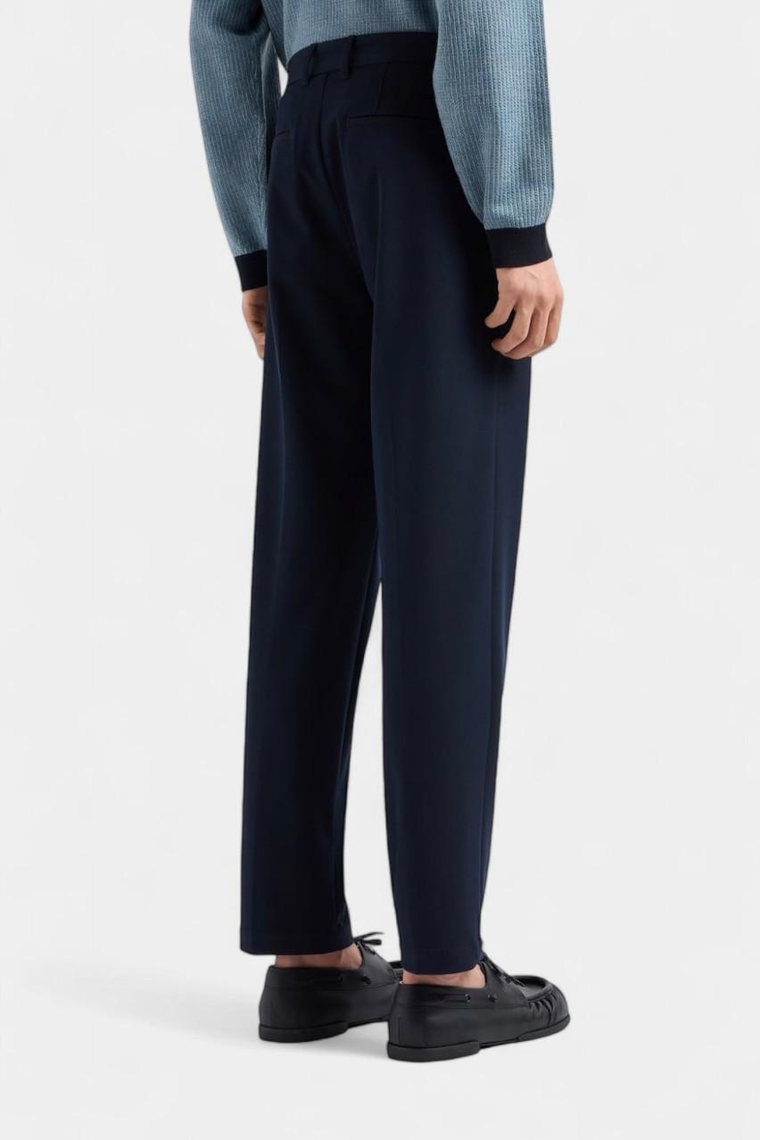 Темно-синие брюки из плотной ткани 6D1P65 1NUUZ 0920 Emporio Armani