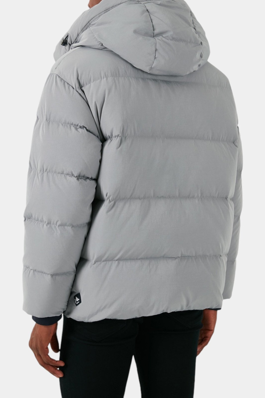 Сірий пуховик 6D1B83 1NVDZ 06K3 Emporio Armani