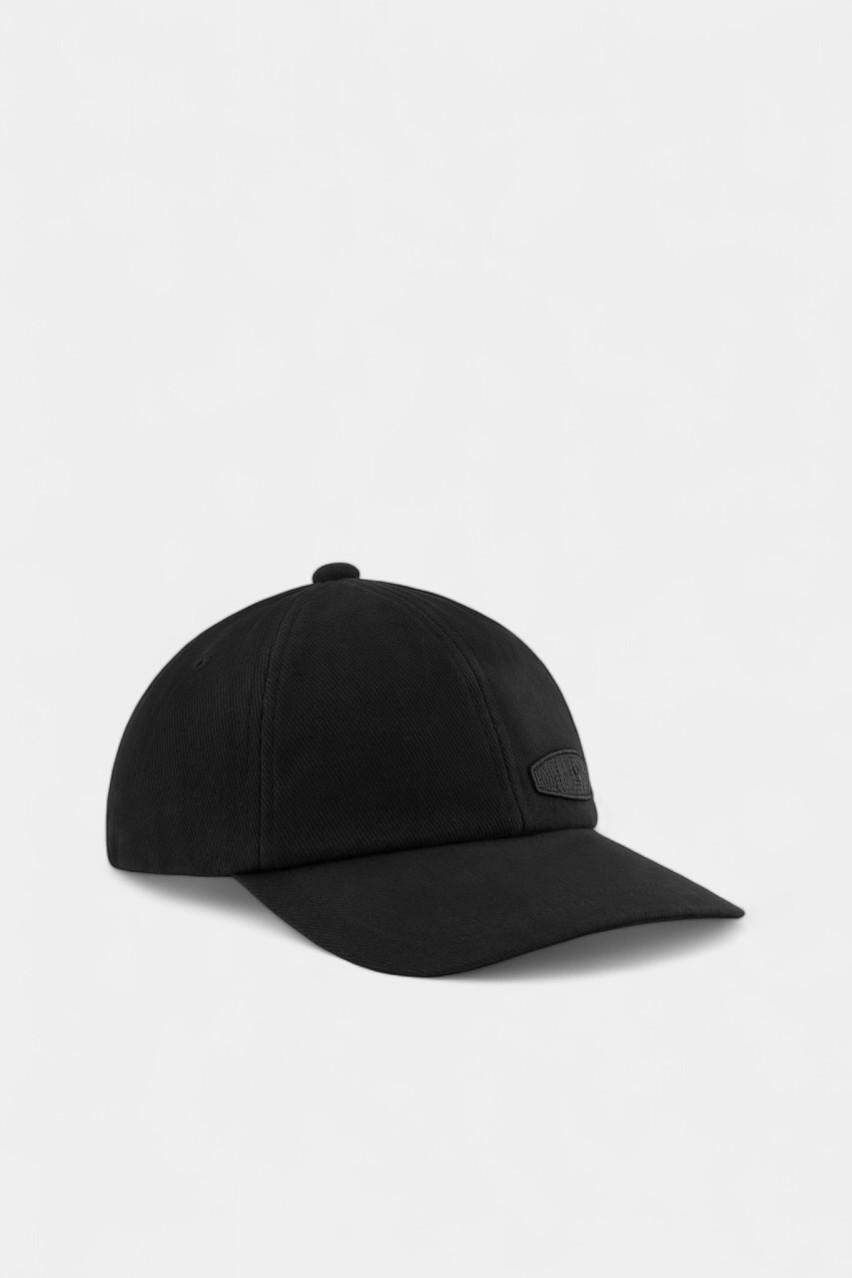 Черная хлопковая кепка с вышитым логотипом 627439 4F555 00020 Emporio Armani