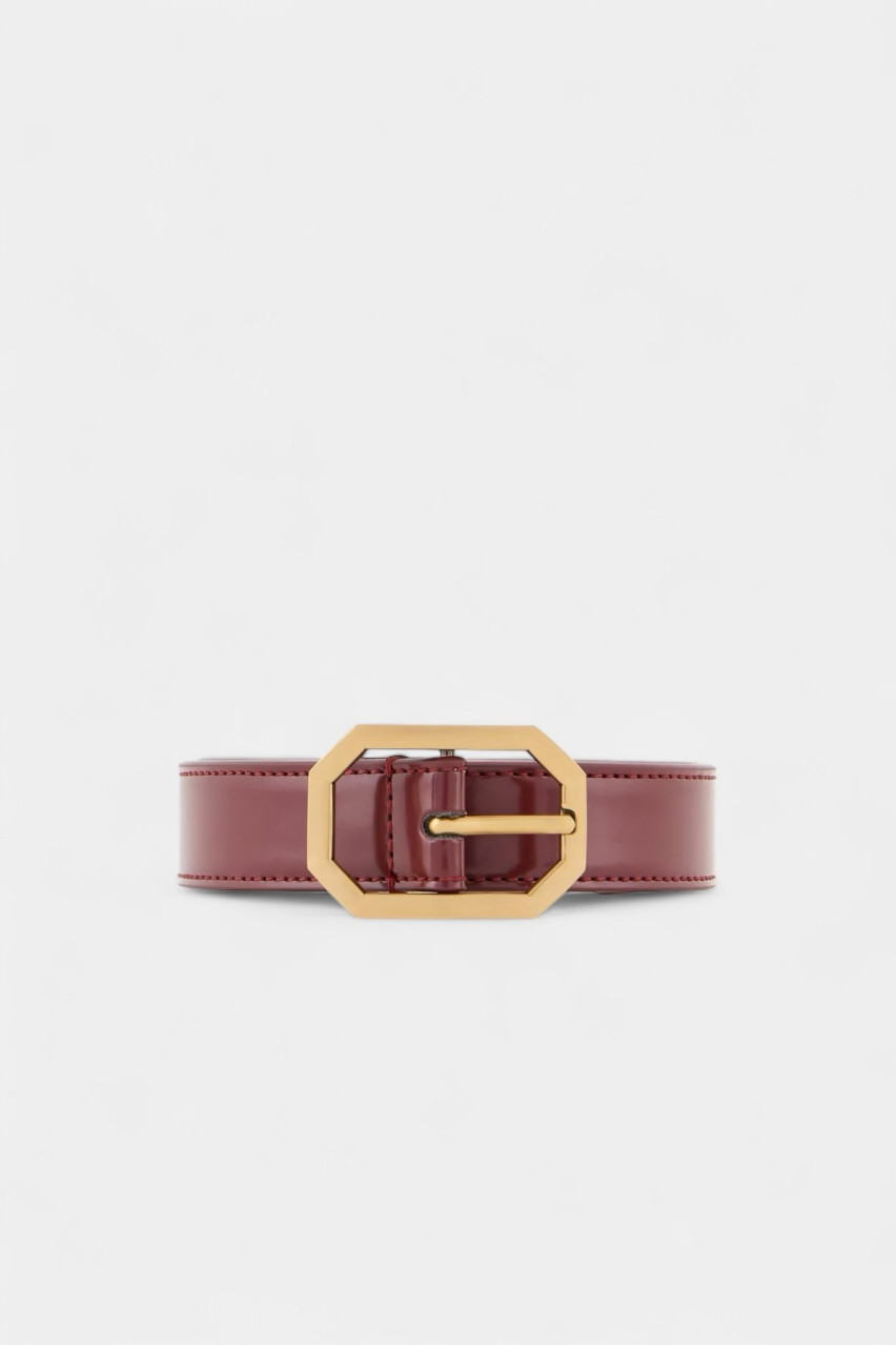 Бордовый ремень Y3I366 YWE2D 80003 Emporio Armani