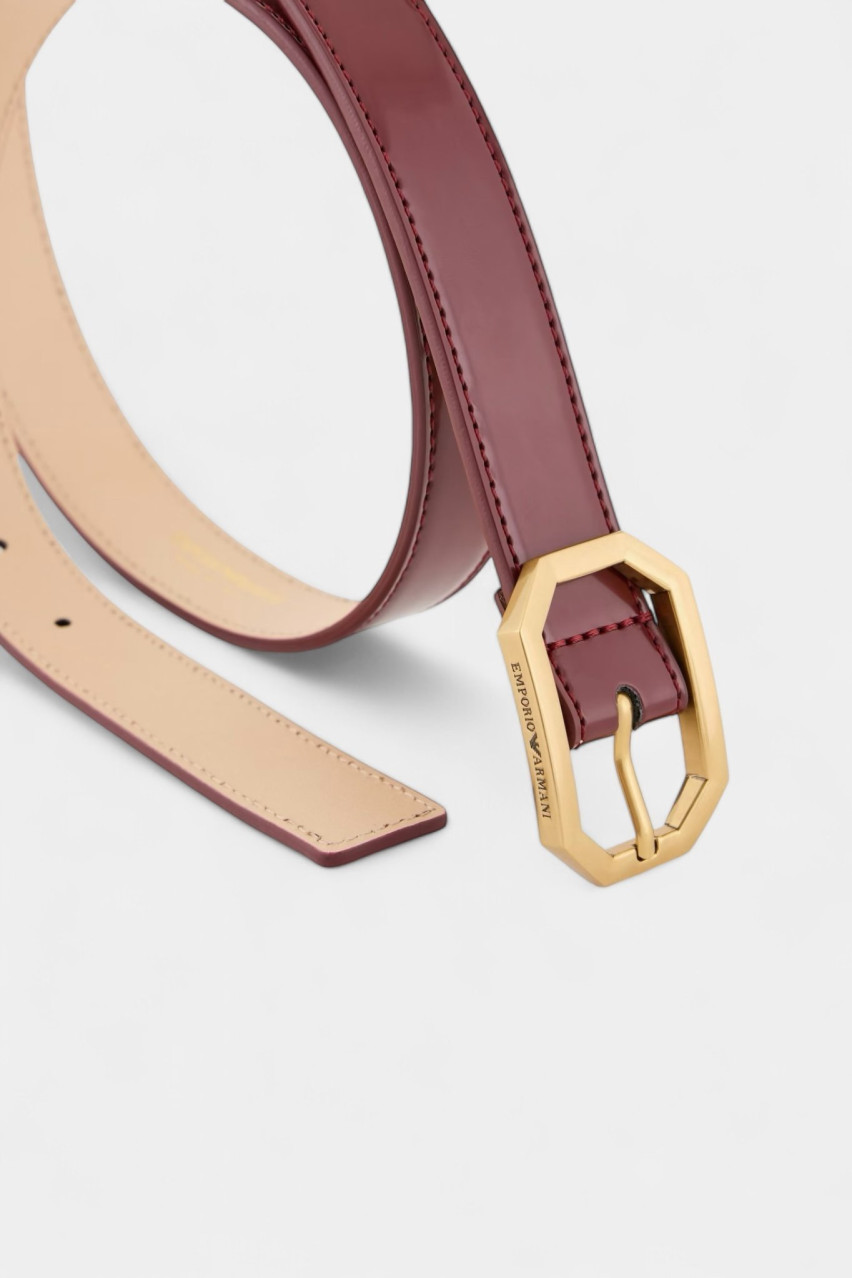 Бордовый ремень Y3I366 YWE2D 80003 Emporio Armani