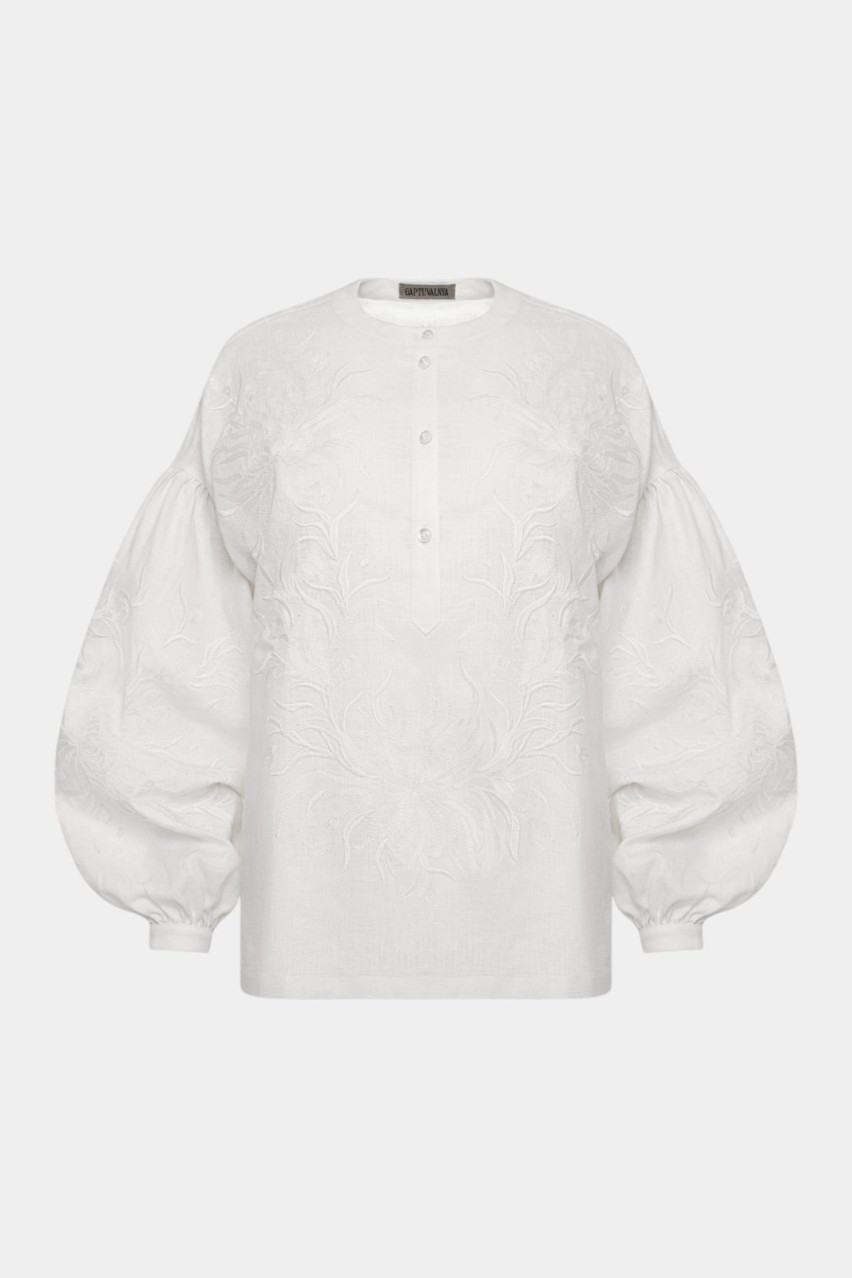 Біла вишиванка «Яворівський Дивоцвіт» GAPTUVALNYA