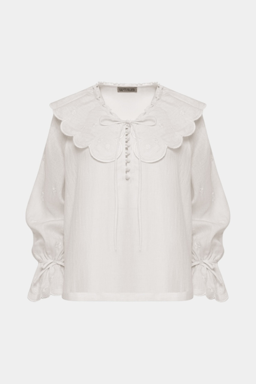 Біла сорочка «Ода» GPTV_AA_1436 GAPTUVALNYA