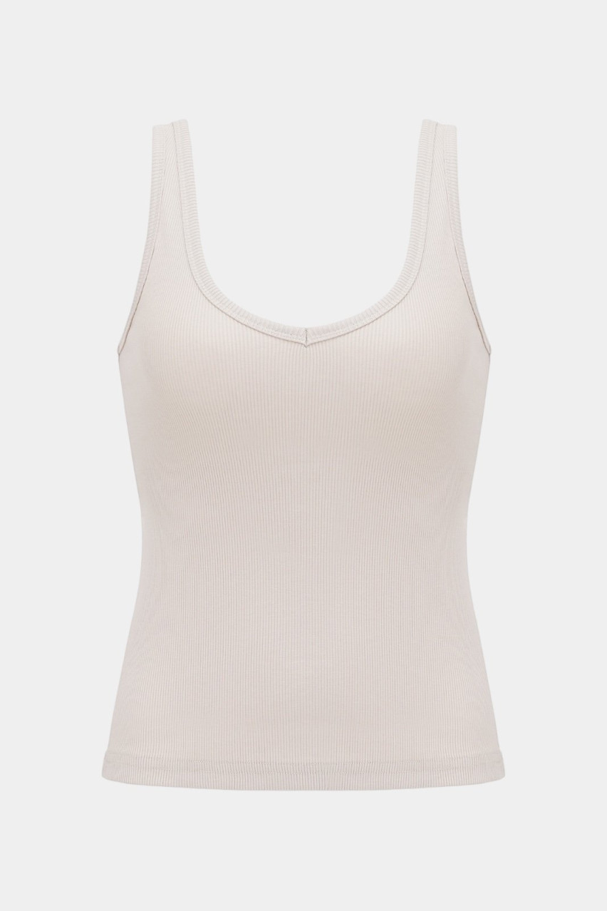 Бежевая майка Victoria GNZ