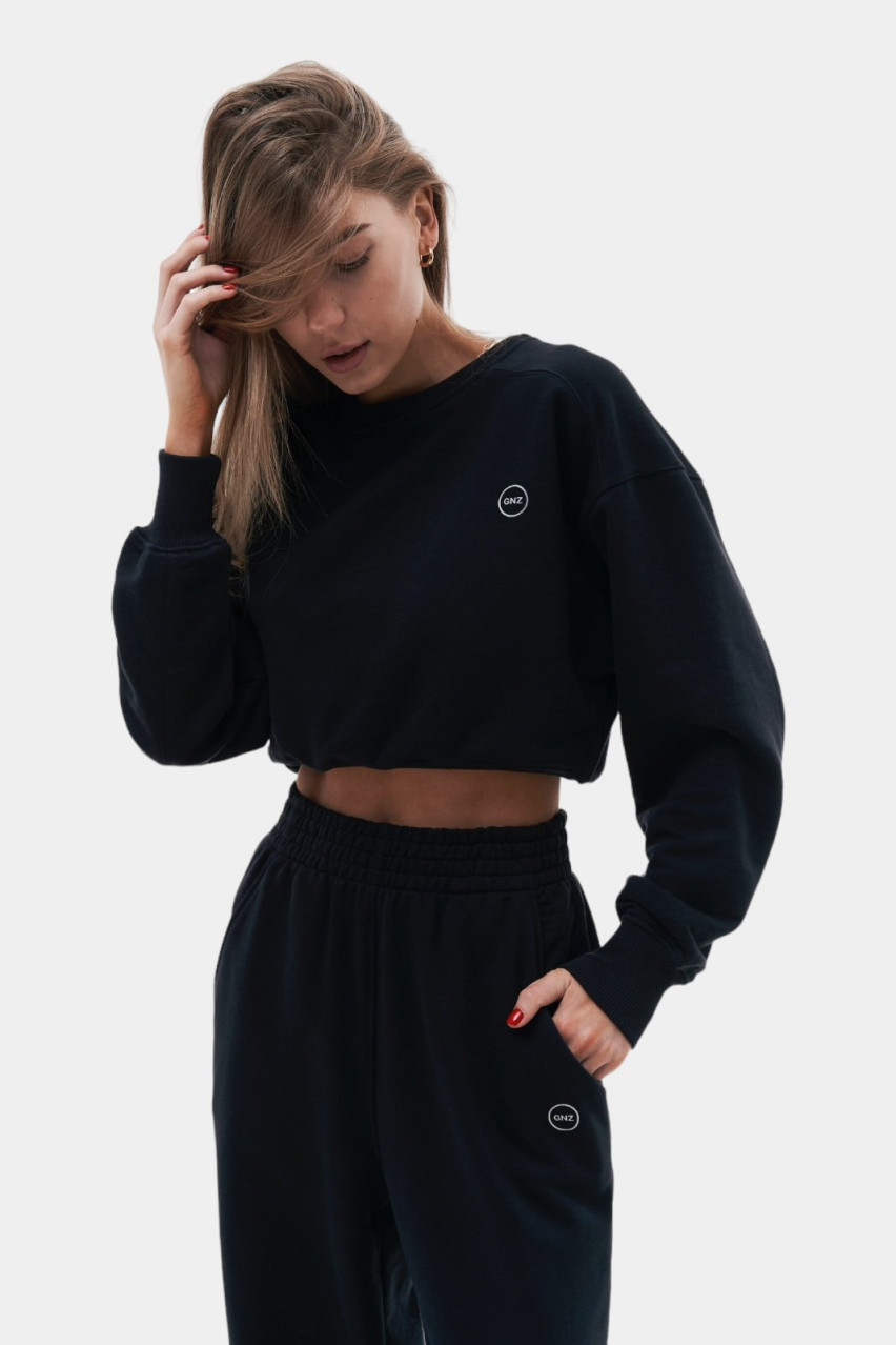 Антрацитовый свитшот Katia GNZ