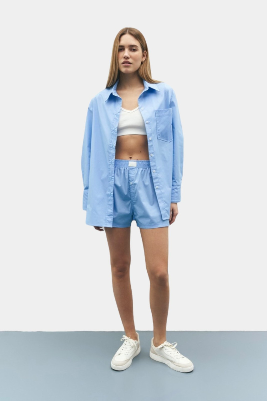 Блакитна сорочка After Party GNZ