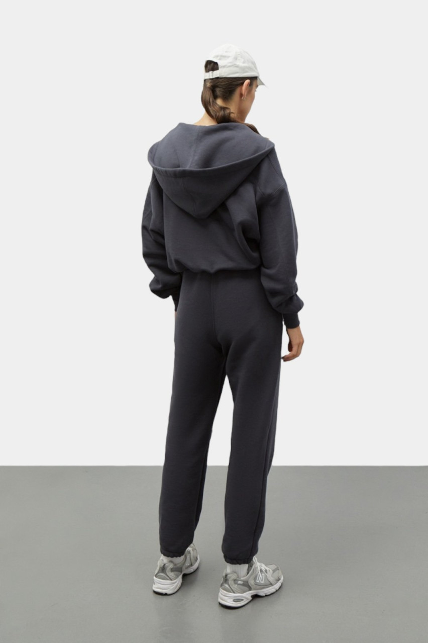 Графітове худі 80' Short on zipper SS24-SP80'-HWsh-Storm GNZ