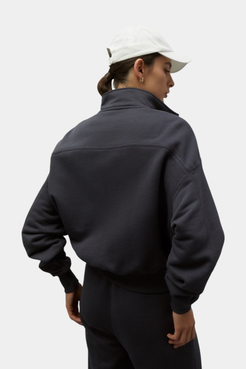 Графітовий світшот 80' Short on zipper SS24-SP80'-SWsh-Storm GNZ