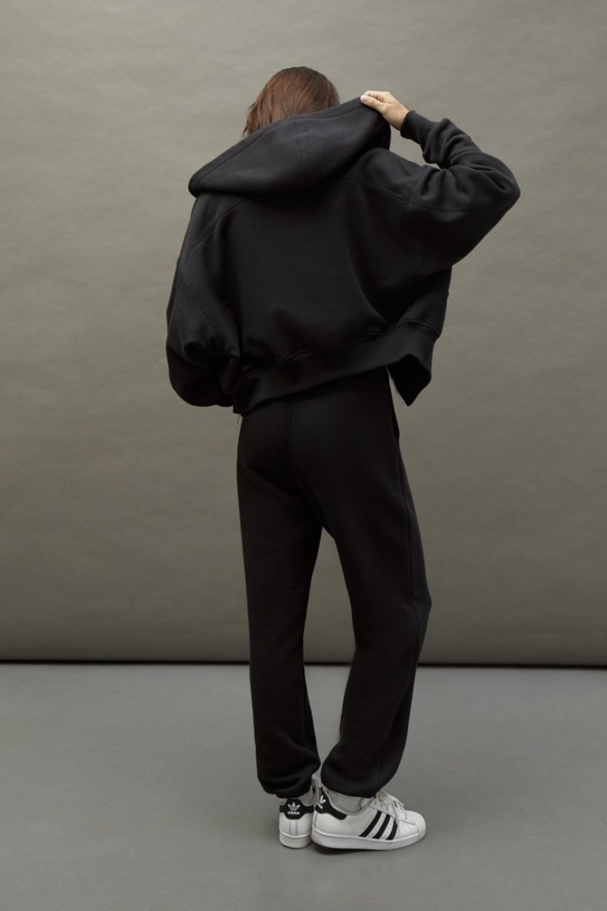 Антрацитове худі 80' Short on zipper SS24-SP80'-HWsh-Anth GNZ