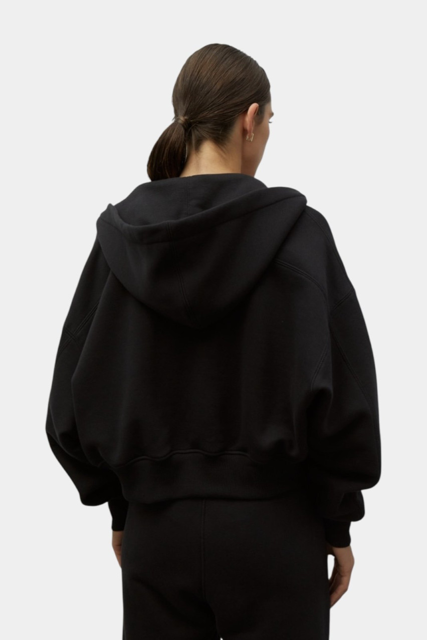 Антрацитовый свитшот 80' Short on zipper SS24-SP80'-SWsh-Anth GNZ