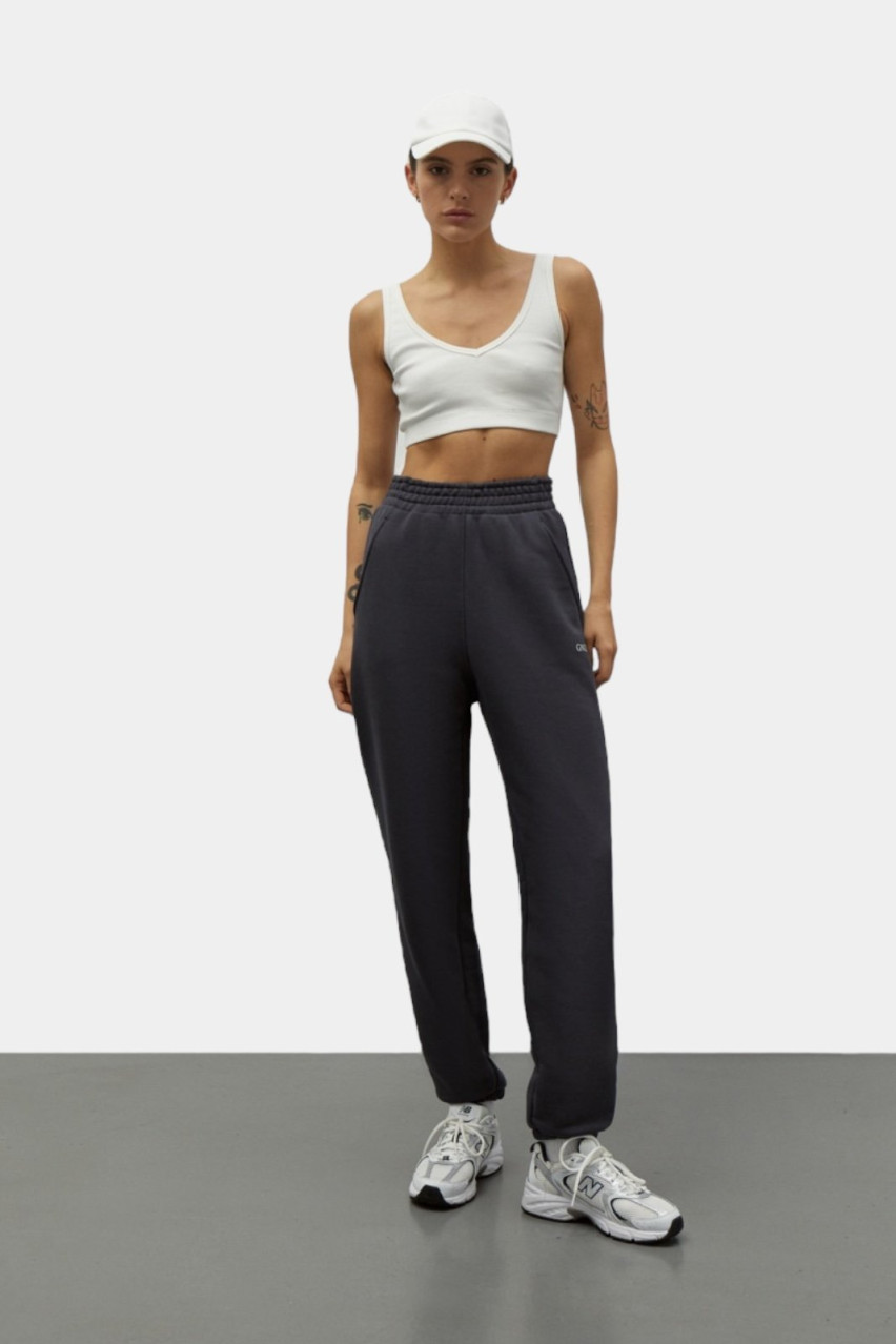 Графітові спортивні штани 80ʼ SS24_P80'_Storm GNZ