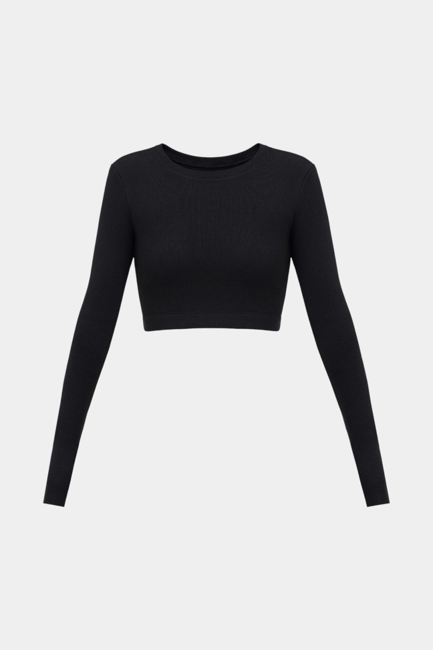 Черный кроп-топ Anna SS22_TopANNA_Black GNZ