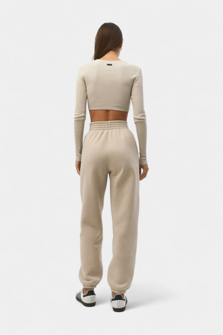 Бежевый кроп-топ Anna SS22_TopANNA_Sand GNZ