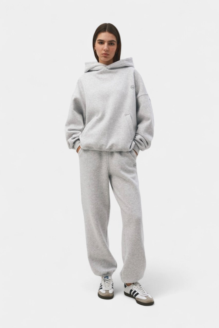 Сіре худі Permanent Collection SS22-23РС_HW_Melanje GNZ