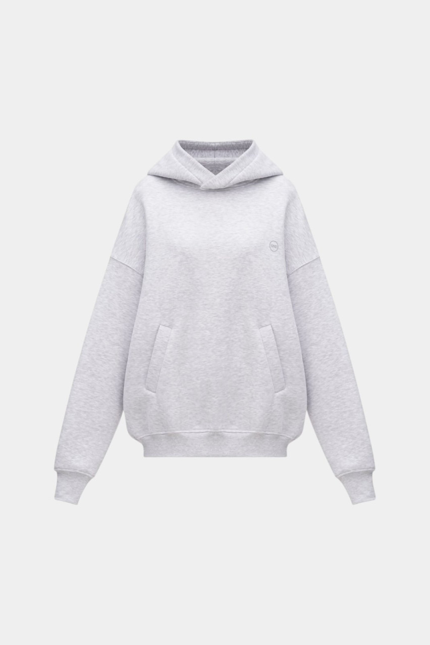 Сіре худі Permanent Collection SS22-23РС_HW_Melanje GNZ