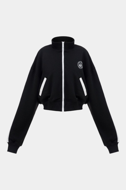 Черный свитшот Gala с лампасами