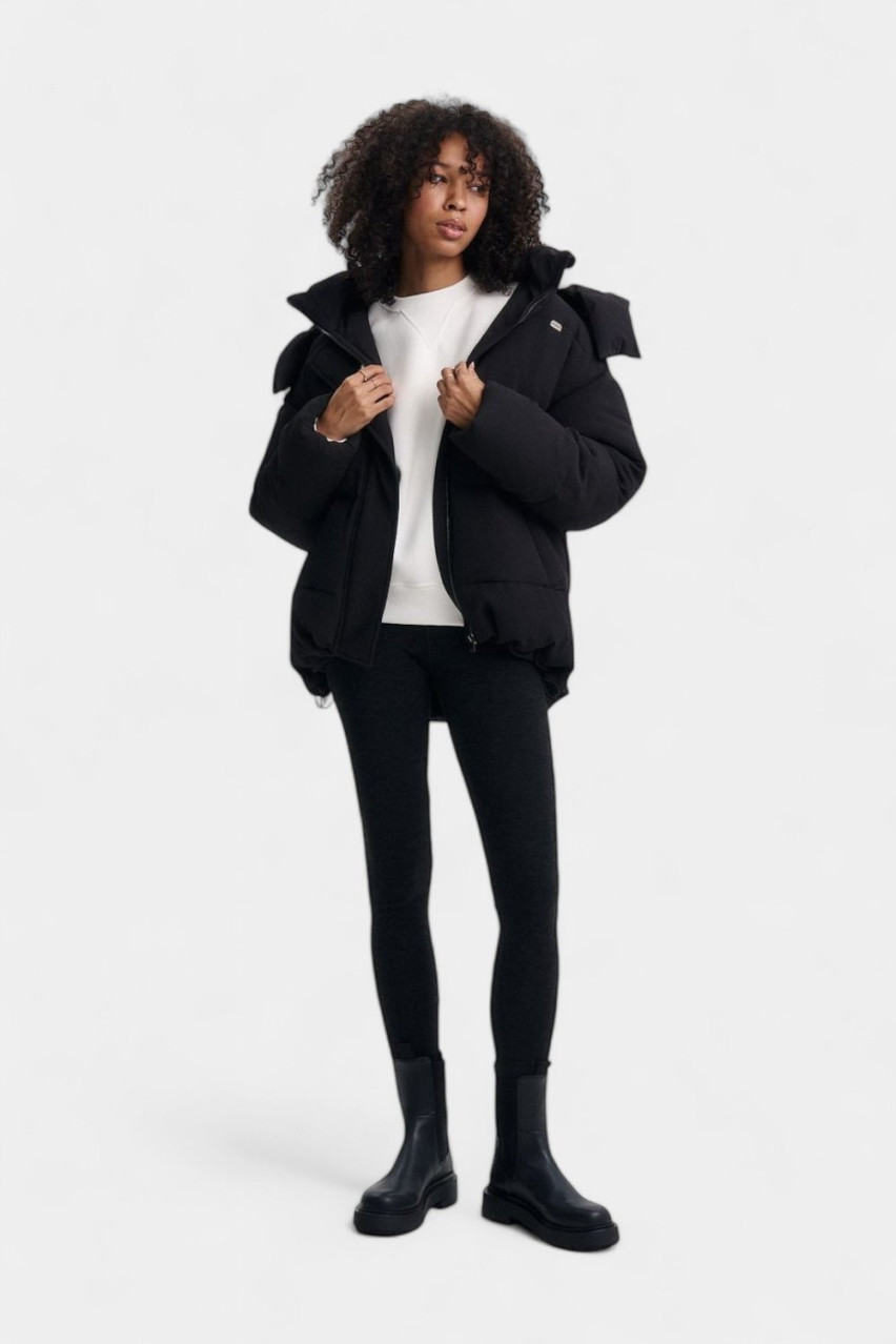 Черный пуховик Black Sugar Long FW24-25_Long_Sugar_Black GNZ