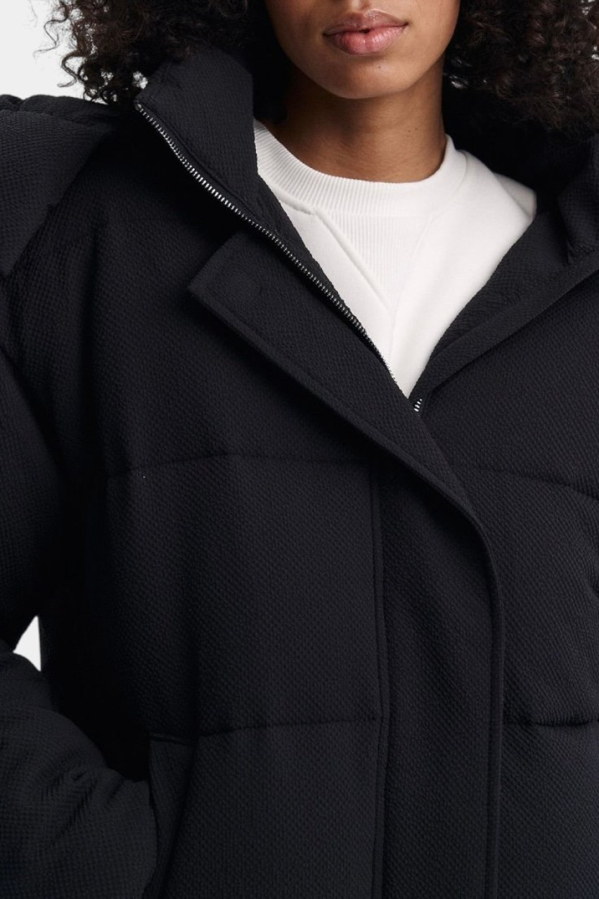 Черный пуховик Black Sugar Long FW24-25_Long_Sugar_Black GNZ