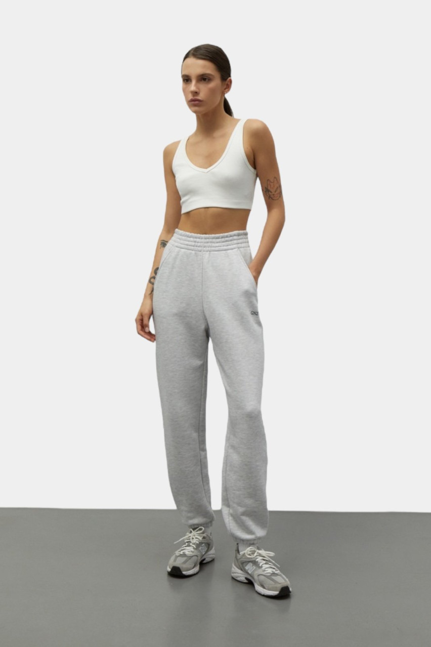 Сірі спортивні штани 80ʼ SS24_P80'_Melanje GNZ