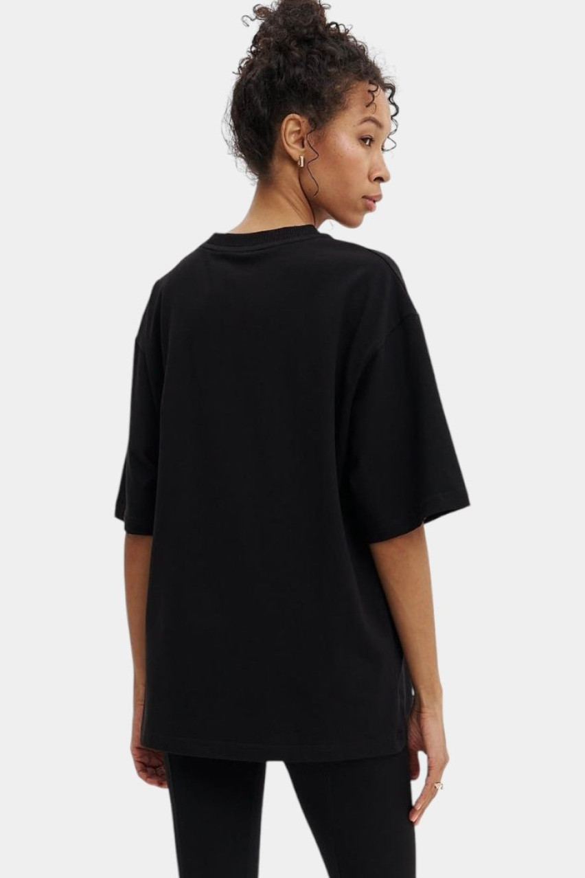 Чёрная оверсайз футболка Vintage GNZ