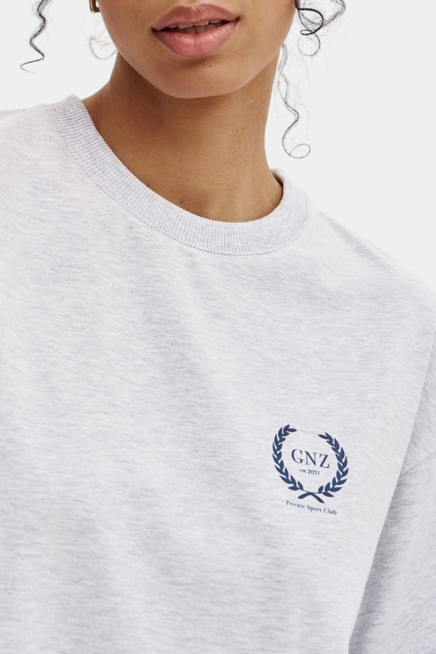 Серая оверсайз футболка Vintage GNZ