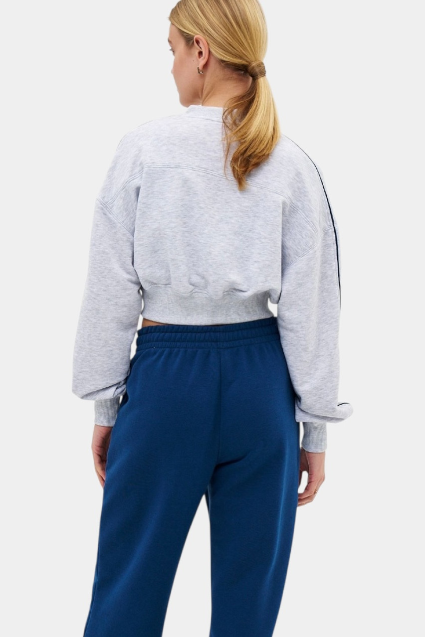 Сірий світшот Helen Elegance на блискавці GNZ